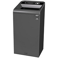 Rubbermaid Configure Container with Landfill Label 87L Black