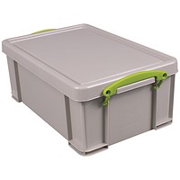 Really Useful Recycled Storage Box, 9 Litre, Grey