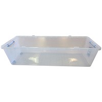 Really Useful Storage Box, 134 Litre, Base Only, Clear