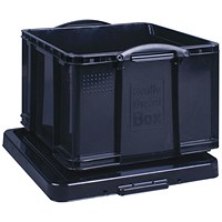 Really Useful Storage Box, 42 Litre, Black