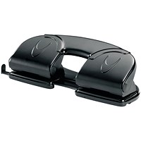 Rexel V412 4 Hole Punch, Capacity 12 Sheets, Black