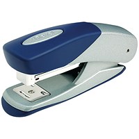 Rexel Matador Half Strip Stapler, Capacity 25 Sheets, Silver and Blue