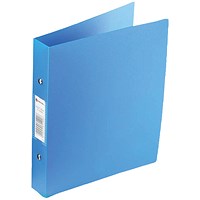 Rexel Budget Ring Binder, A4, 2 O-Ring, 25mm Capacity, Blue, Pack of 10