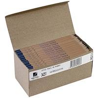Rexel Office HB Pencil Natural Wood (144 Pack) 34251