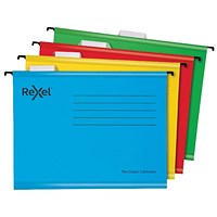 Rexel Multifile Extra Secura Foolscap Suspension File Assorted 10