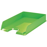 Rexel Choices Self-stacking Letter Tray, Green
