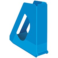 Rexel Choices Plastic Magazine File, Blue