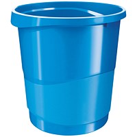Rexel Choices Waste Bin 14 Litre Blue