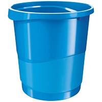 Rexel Choices Waste Bin 14 Litre Blue
