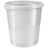 Rexel Choices Waste Bin 14 Litre White