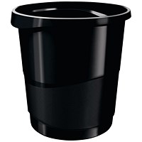 Rexel Choices Waste Bin 14 Litre Black