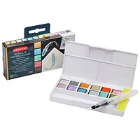 Derwent Inktense Metallic Paint 12 Colour Palette Travel Set