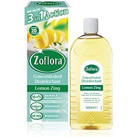 Zoflora Disinfectant Lemon Zing 500ml (Pack of 12)