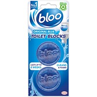 Bloo Toilet Block In Cistern Original Blue Twin Pack
