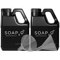 Forever Bottles with 2 Funnels 4 Litres (Pack of 2)