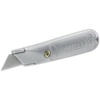 Stanley 199E Classic Fixed Blade Utility Knife, Silver