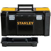 Stanley 19 Inch Toolbox, Black and Yellow