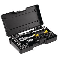 Stanley 37 Piece Compact Socket Set 25mm STMT82672-0