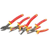 Stanley Fatmax 4 Piece VDE Plier Set Pack of 3 4-84-489