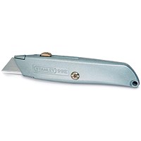 Stanley Retractable Blade Knife, 3 Assorted Blades