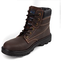 Beeswift Sherpa Dual Density 6 inch Boots, Brown, 7