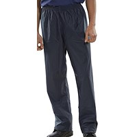 Beeswift Super B-Dri Trousers, Navy Blue, Large