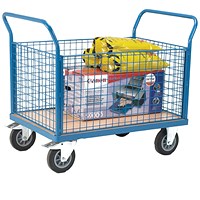 Heavy Duty Platform Truck 1000x700mm 2 End 1 Side 315629 Heavy Duty Platform Truck 1000x700mm 2 End 1 Side 315629