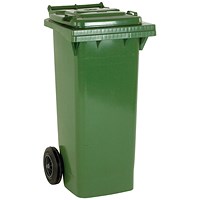 Wheelie Bin, 140 Litre, Green