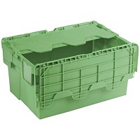 Attached Lid Container 54L Green 360330 Attached Lid Container 54L Green 360330