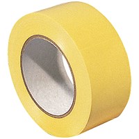 VFM Yellow Lane Marking Tape, 50mm x 33m, Pack of 6 VFM Yellow Lane Marking Tape, 50mm x 33m, Pack of 6