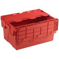 Red Attached Lid Container 54L 375816 Red Attached Lid Container 54L 375816