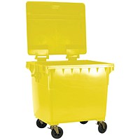Dumpster, 1100 Litre, Yellow