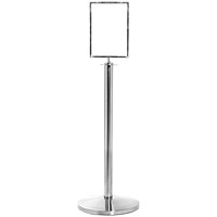 VFM Flat Top Post and Sign Holder Silver