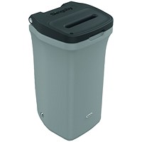 VFM Confidential Waste Bin 90L Millstone Grit and Lock