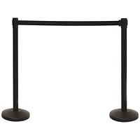 VFM Barriers with 3.4m Belt Blk (Pack of 2)