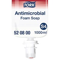 Tork Antimicrobial Foam Soap 1000ml Pack of 6 520800