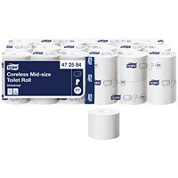 Tork Coreless Toilet Roll 1-Ply 1300 Sheets (Pack of 36) 502080