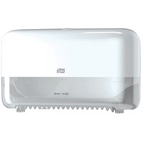 Tork T7 Coreless Mid-Size Toilet Paper Dispenser, White