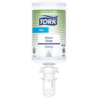 Tork S4 Clarity Foam Hand Wash Cartridge, 1 Litre, Pack of 6