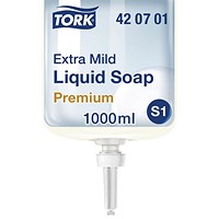 Tork S1 Extra Mild Liquid Hand Wash Cartridge, 1 Litre, Pack of 6
