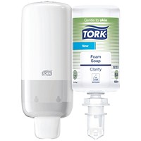 Tork Clarity Hand Wash Foam Soap 1000ml (Pack of 6) Buy 1 Pack Get FOC Dispenser