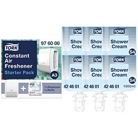 Tork S4 Shower Cream, 1 Litre, Pack of 6 - Get Free Air Freshener Starter Pack