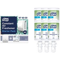 Tork S4 Clarity Foam Hand Wash Cartridge, 1 Litre, Pack of 6 - Get Free Air Freshener Starter Pack