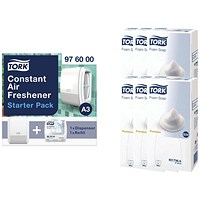 Tork Luxury Foam Hand Wash Cartridge, 800ml, Pack of 6 - Get Free Air Freshener Starter Pack