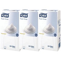 Tork Luxury Foam Hand Wash Cartridge, 800ml, Pack of 6 - 3 Pack Saver Bundle