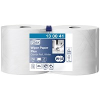 Tork Giant Centrefeed Roll 2-Ply 255m White (Pack of 2) 130041