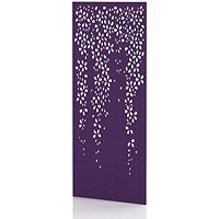 Sch! Acoustic Wall Panel - Blossom - Plum Purple
