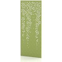 Sch! Acoustic Wall Panel - Blossom - Lime Green