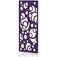 Sch! Acoustic Wall Panel - Bubbles - Plum Purple
