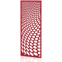Sch! Acoustic Wall Panel - Drift - Poppy Red